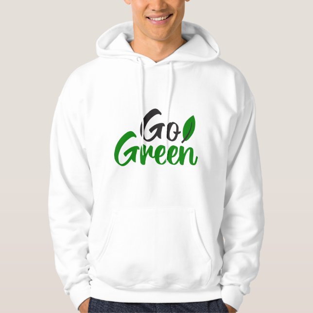 Grün Hoodie (Vorderseite)