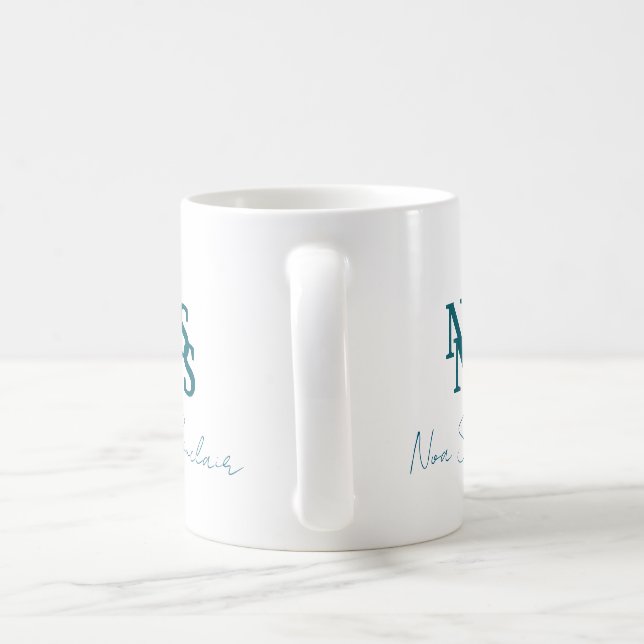 Grün - Ihr Name Kaffeetasse (Henkel)