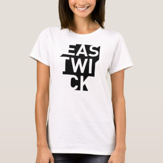 Grün-in-Schwarzes das Logo-Trägershirt der Frauen T-Shirt