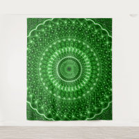 Grün indische spirituelle moderne Heilung Mandala