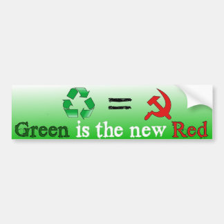 Grün ist das neue Rot Autoaufkleber