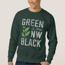 Grün ist das neue Schwarz Öko-freundlicher Slogan