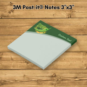Grün ist HEISS Post-it Klebezettel