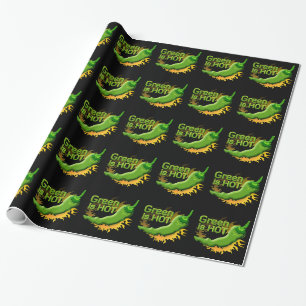 Grün ist HOT Geschenkpapier