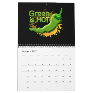 Grün ist HOT Kalender