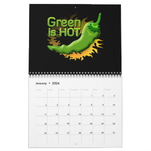 Grün ist HOT Kalender