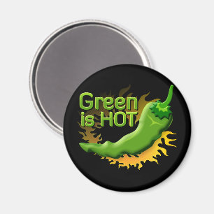 Grün ist HOT Magnet