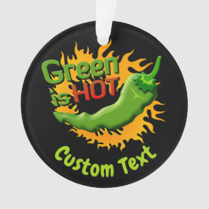 Grün ist HOT Ornament
