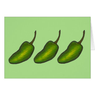 Grün Jalapeno Heiße Paprikaschoten Gemüse