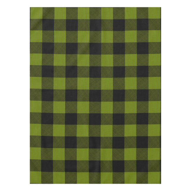 Grün karierter Garten Tischdecke (Vorderseite)
