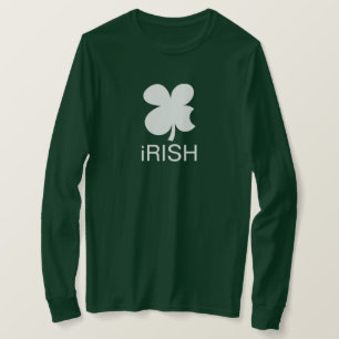 Grün lange Ärmel Irish Clover St Patrick's Day T-Shirt