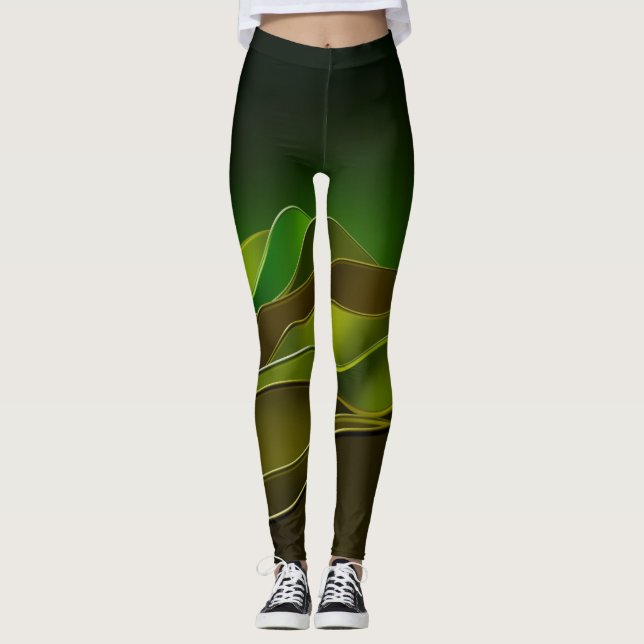grün leggings (Vorderseite)