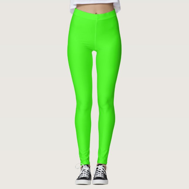 Grün Leggings (Vorderseite)