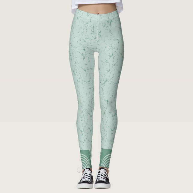 Grün Leggings (Vorderseite)