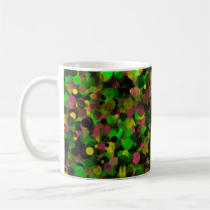 Grün Lila Gelbe Punkt 11oz Tasse