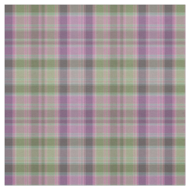 Grün, lila klassischer Tartan. Stoff (Muster)