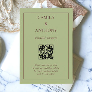 Grün Lila Retro Y2K Funky Hippie Blumenmuster Begleitkarte