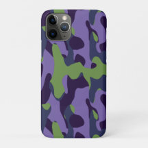 Grün Lila und Blau Camouflage abstrakt
