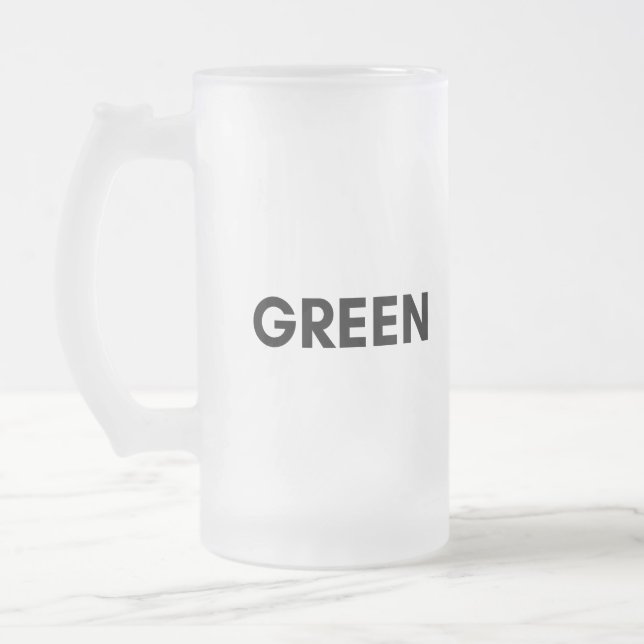 grün mattglas bierglas (Links)