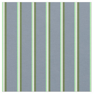 Grün, Minzcreme, Olive Green & Light Slate Grau Stoff