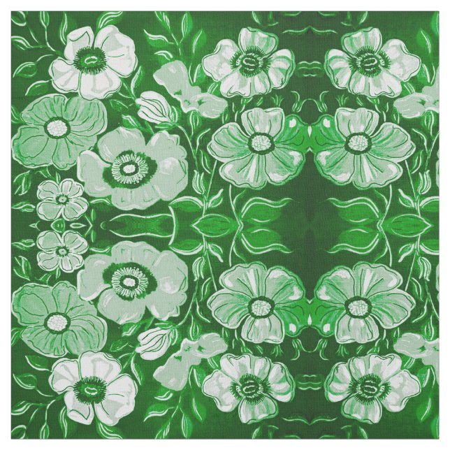Grün mit Envy Stoff (Muster)
