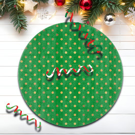 Grün mit Gold-Glitzer-Punkten Schneidebrett