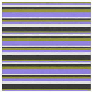 Grün, Mittelschiefer Blau, Beige und Schwarz Stoff