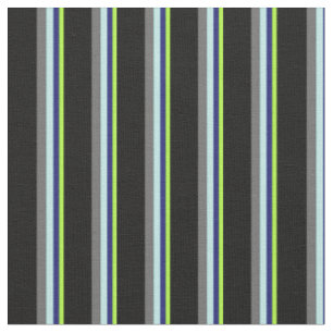 Grün, Mitternachtsblau, Türkis, Grau und Schwarz Stoff