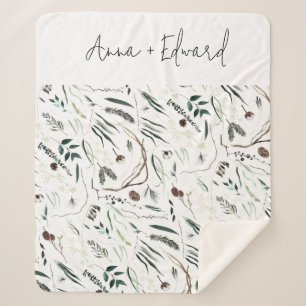 Grün, modern und elegant, botanisch rustikal f sherpadecke