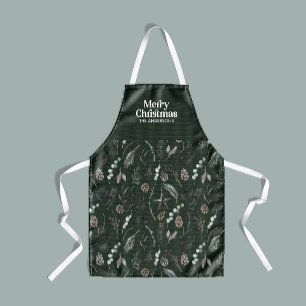 Grün, modern und elegant, botanisch rustikal schürze