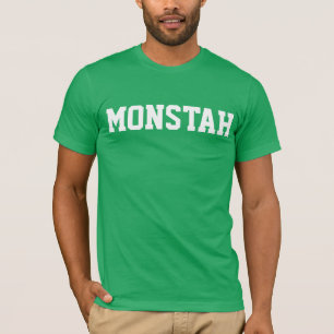 Grün "Monstah" T-Shirt