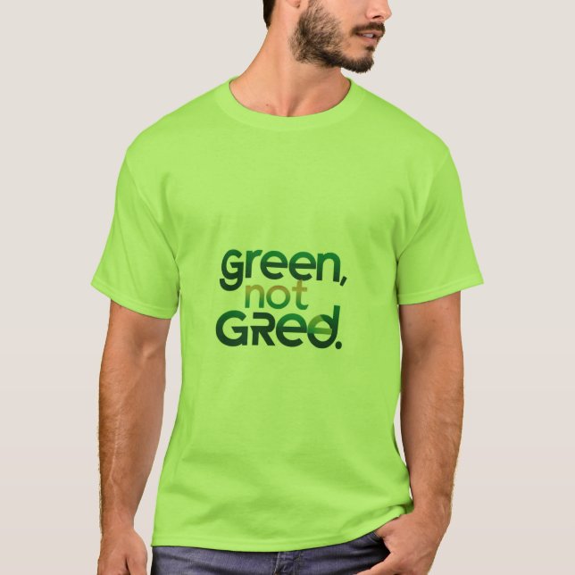 Grün nicht gereiht T-Shirt (Vorderseite)