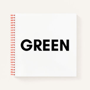 grün notizbuch