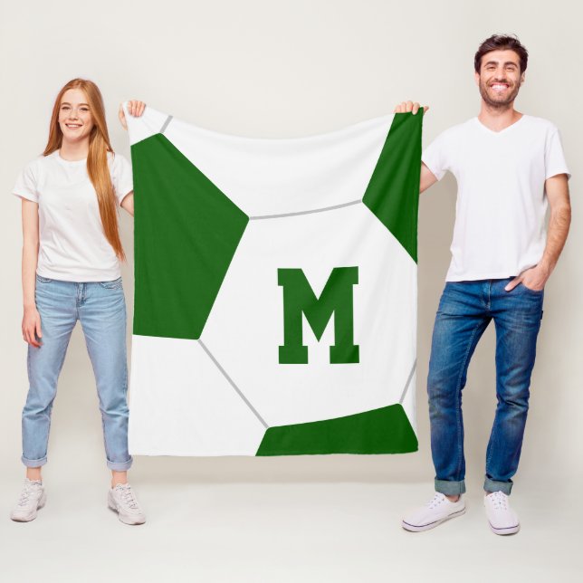 Grün oder ANDERE Farbvarianten für Fußballclubs mi Fleecedecke (Beispiel)