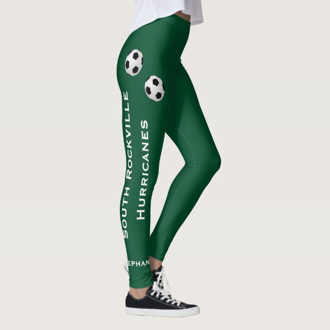 Grün oder wählen Sie Ihr FARBFußball-Team aus, Nam Leggings (Rechts)