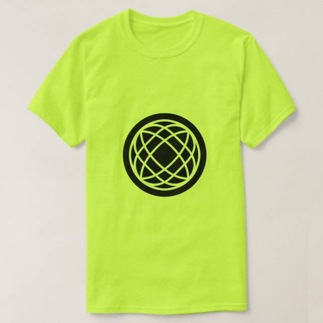 Grün oder Weiß für das Logo in eingewachsenen Zone T-Shirt (Design vorne)