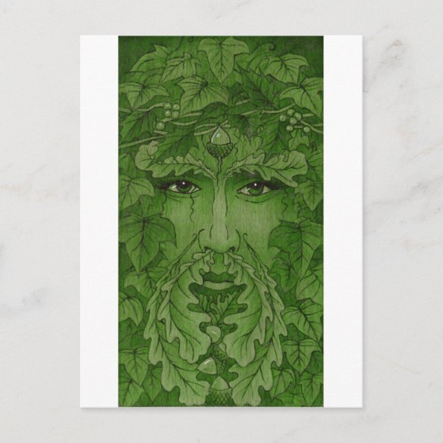 Grün Postkarte (Vorderseite)