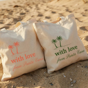 Grün Punta Cana Ihre Destination Hochzeit Willkomm Tragetasche