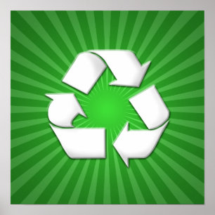Grün recyceln Plakat 001