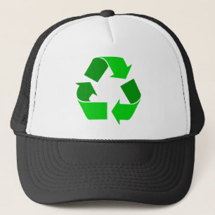 Grün recyceln truckerkappe