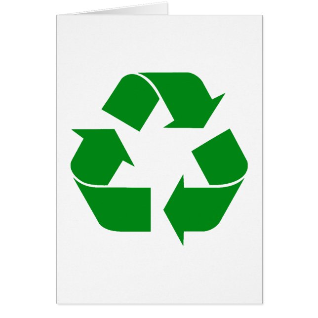 grün Recycelnd Symbol (Vorne)