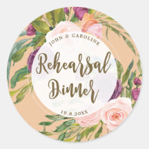 Grün rosa Probe Dinner Aufkleber