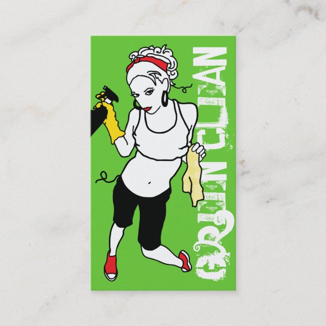 grün sauber (Terminkarte) Terminkarte (Vorderseite)