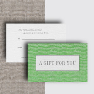 Grün Schlichte Elegante Linen Look Chic