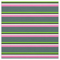 Grün, Schwarz, Gelb, Hot Pink & Dark Slate Grau