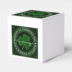 grün/schwarz Kleeblatt St Patrick's Day Thunder_C Geschenkschachtel