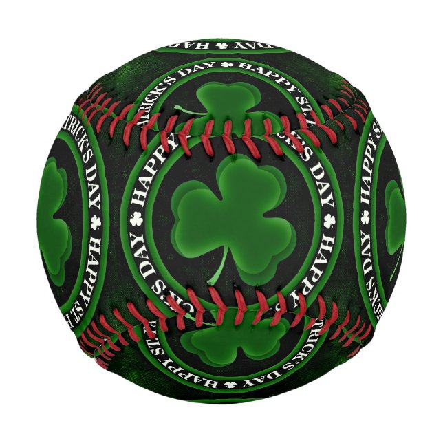 grün/schwarz Kleeblatt St Patrick's Day Thunder_Co Baseball (Rückseite)