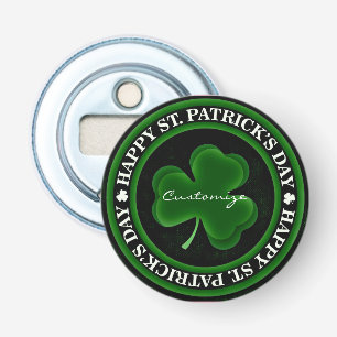 grün/schwarz Kleeblatt St Patrick's Day Thunder_Co Flaschenöffner