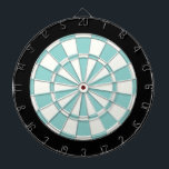Grün-Schwarz-Weiß Dartscheibe<br><div class="desc">Green Black and White Dart Board</div>