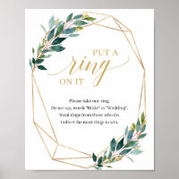 Grün Setzen Sie einen Ring auf sein Spielzeichen f